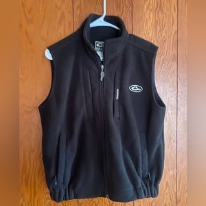 Drake waterfowl Mens S. Zip up vest. Like new. Black